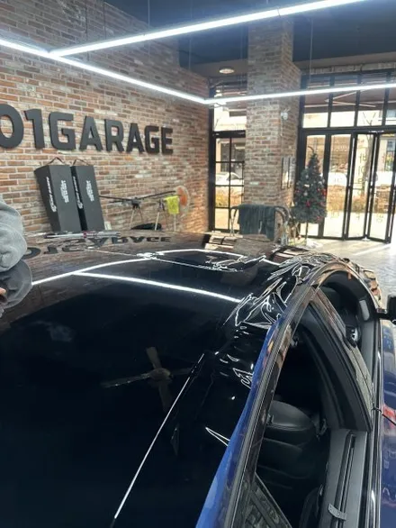 BMW M550I 고광택블랙 전체랩핑/ 수원BMW랩핑 동탄랩핑 용인유광블랙랩핑하기 / 구로동