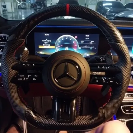 김해 벤츠 핸들교체 W257 CLS400D AMG 카본 잠자리핸들 / 구로동