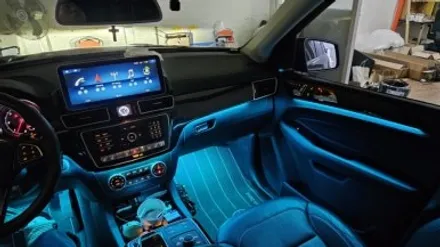 공주 논산 엠비언트라이트 벤츠 GLS350D 실내 업그레이드! / 구로동