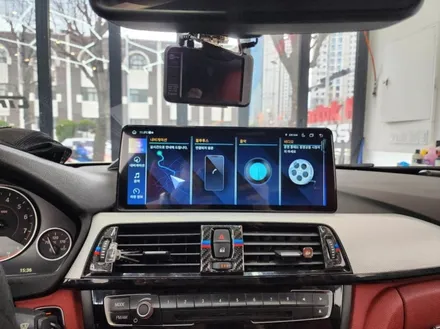 창원 BMW 4시리즈 안드로이드 올인원, 12.3인치 와이드 모니터 교체, 올인원으로 순정네비 불편함해소후기 / 구로동