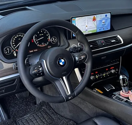 BMW 5GT 튜닝, M핸들·카플레이 모니터 시공 전후 비교 / 구로동