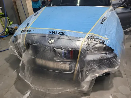 [브로모터스]BMW 520D F10 글라스틴트 레이니블루 틴팅 재시공 / 경남 거제, 통영, 창원