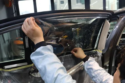 [브로모터스]BMW 740Li 전면VK /측,후면 브이쿨 K시리즈 썬팅 재시공/뜨거운 여름이 오기전에 미리 대비하세요. / 경남 거제, 통영, 창원
