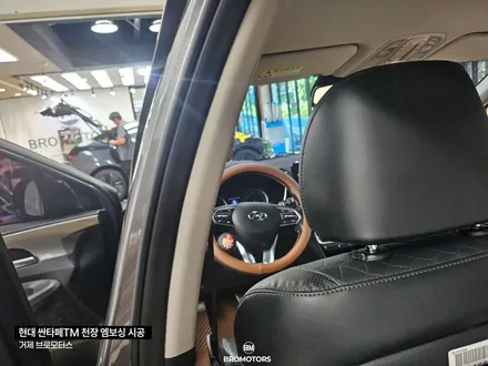 현대싼타페TM 천장엠보싱 필러 시공 전후 비교 / 경남 거제, 통영, 창원