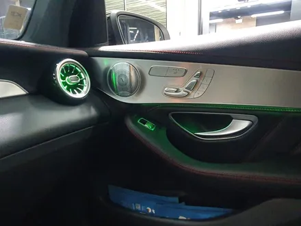 [브로모터스] 벤츠 GLC AMG43 12.3안드로이드 올인원 /기본 3색에서 64색 앰비언트 확장으로 광량업 / 송풍구 앰비언트 / 경남 거제, 통영, 창원