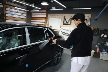 [브로모터스]제네시스 G90 풀체인지 V-KOOL 썬팅/전면 브이쿨VK필름/측,후면  브이쿨X필름 / 경남 거제, 통영, 창원