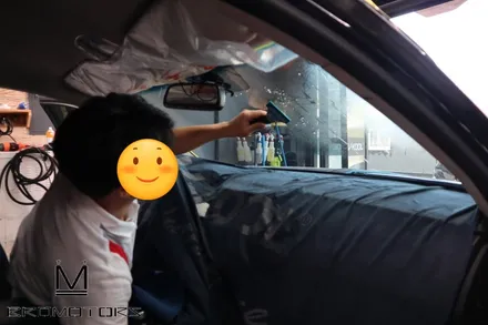 [에쿠스 글라스틴트 팬더 전면틴팅] 뛰어난 열차단은 기본에 선명한 시인성까지~ / 경남 거제, 통영, 창원