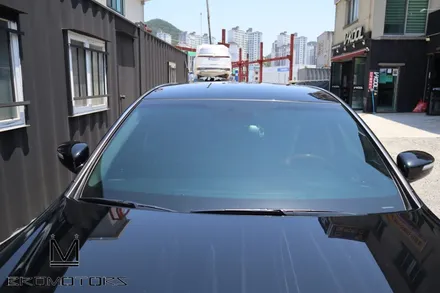 [에쿠스 글라스틴트 팬더 전면틴팅] 뛰어난 열차단은 기본에 선명한 시인성까지~ / 경남 거제, 통영, 창원