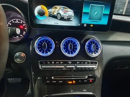 [브로모터스] 벤츠 GLC AMG43 12.3안드로이드 올인원 /기본 3색에서 64색 앰비언트 확장으로 광량업 / 송풍구 앰비언트 / 경남 거제, 통영, 창원