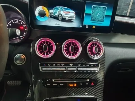 [브로모터스] 벤츠 GLC AMG43 12.3안드로이드 올인원 /기본 3색에서 64색 앰비언트 확장으로 광량업 / 송풍구 앰비언트 / 경남 거제, 통영, 창원