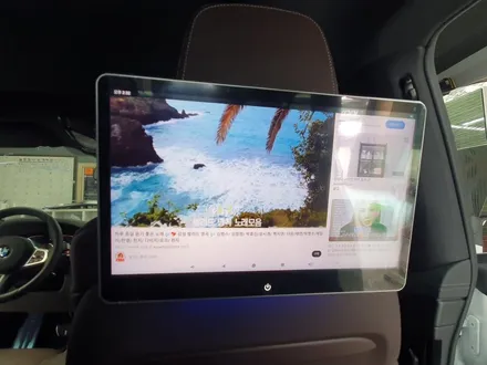 [ 브로모터스 ] BMW 630I GT 포커스 노바티비 X13 13.3인치 리어 모니터 장착 / 경남 거제, 통영, 창원