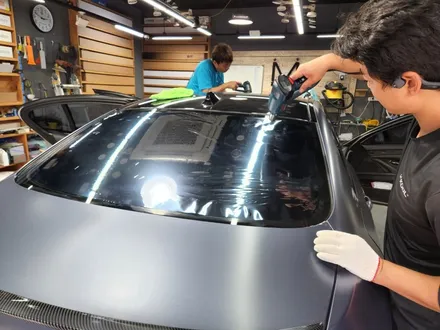 [브로모터스]BMW 520D F10 글라스틴트 레이니블루 틴팅 재시공 / 경남 거제, 통영, 창원