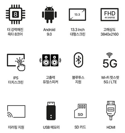 [브로모터스] 제네시스 G80 / 노바X13 13.3인치 리어모니터 / 거제브로모터스 / 경남 거제, 통영, 창원