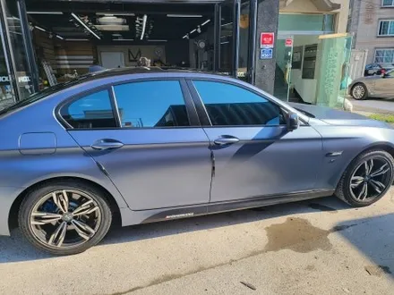 [브로모터스]BMW 520D F10 글라스틴트 레이니블루 틴팅 재시공 / 경남 거제, 통영, 창원