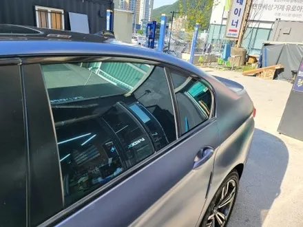 [브로모터스]BMW 520D F10 글라스틴트 레이니블루 틴팅 재시공 / 경남 거제, 통영, 창원