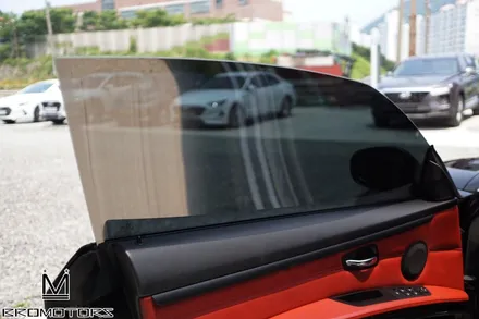 [BMW 3시리즈 컨버터블 브이쿨 K시리즈 틴팅] 썬팅은 재시공이 더 까다롭고 중요합니다. (거제 브로모터스) / 경남 거제, 통영, 창원