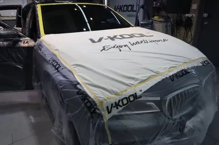 [브로모터스]BMW 740Li 전면VK /측,후면 브이쿨 K시리즈 썬팅 재시공/뜨거운 여름이 오기전에 미리 대비하세요. / 경남 거제, 통영, 창원