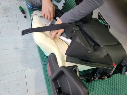[브로모터스] 현대  투싼 NX4 2열 열선시트 시공으로 탑승자까지 따뜻한 운행되시길 바랍니다. / 경남 거제, 통영, 창원