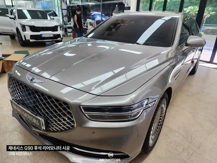 거제 통영 제네시스 G90 노바 X13플러스 리어모니터 시공 전후비교 / 경남 거제, 통영, 창원
