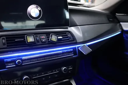 [브로모터스]BMW 비노출 무빙 엠비언트로 힙한 실내분위기로 변신과 안드로이드올인원 네비게이션으로 스마트함까지 장착!! / 경남 거제, 통영, 창원