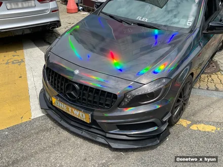 [안산 랩핑] 벤츠 A45 AMG 블랙 홀로그램 크롬 전체랩핑! / 안산시 상록구 일동