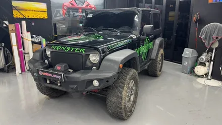 [안산 랩핑] Jeep 랭글러 오프로드  커스텀 몬스터데칼 시공 / 경기 안산