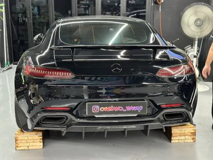 [안산 랩핑] 벤츠 AMG GT 리어 디퓨져 드라이카본 인스톨 / 경기 안산