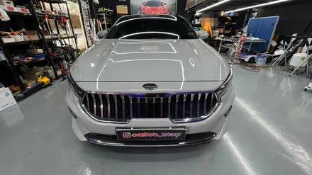 [안산 랩핑] 기아 K7 BB랩 고광택 포르쉐 그레이 전체랩핑 / 경기 안산