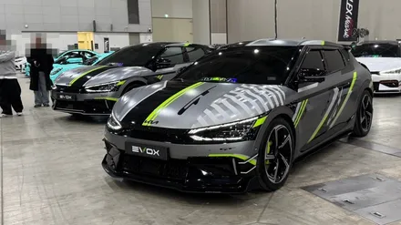 [안산랩핑] 자동차 데칼 원투 기아 EV6-GT 커스텀 디자인 / 경기 안산