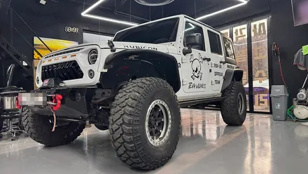 [안산 랩핑] Jeep 랭글러 오프로드 커스텀 팀 데칼 / 경기 안산