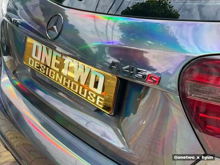 [안산 랩핑] 벤츠 A45 AMG 블랙 홀로그램 크롬 전체랩핑! / 안산시 상록구 일동