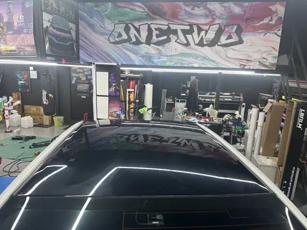 [안산 랩핑] 토요타 캠리 고광택 블랙 루프스킨 / 경기 안산