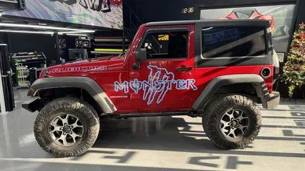 [안산 랩핑] Jeep 랭글러 오프로드 커스텀 몬스터 데칼 2 / 경기 안산