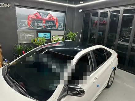 [안산 랩핑] 토요타 캠리 고광택 블랙 루프스킨 / 경기 안산