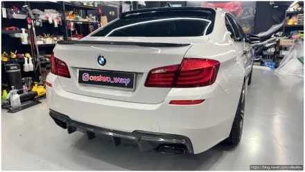 [안산랩핑] BMW 550i LB필름 포르쉐 그레이 전체 인스톨 랩핑제거 원투랩 / 경기 안산