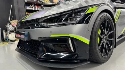 [안산랩핑] 자동차 데칼 원투 기아 EV6-GT 커스텀 디자인 / 경기 안산