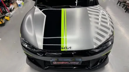 [안산랩핑] 자동차 데칼 원투 기아 EV6-GT 커스텀 디자인 / 경기 안산