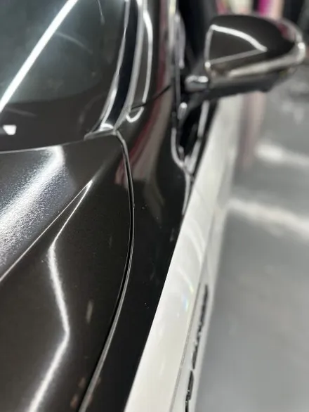 [안산 랩핑 원투] 벤츠 S클래스 S63 AMG 듀오톤 투톤 에이버리 전체랩핑 블랙 엠블럼 교체 / 안산시 상록구 일동