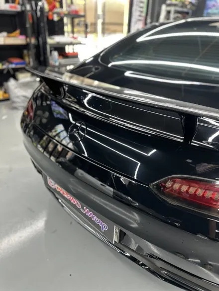 [안산 랩핑] 벤츠 AMG GT 쿠페 LB필름 고광택 블랙 전체랩핑 / 안산시 상록구 일동