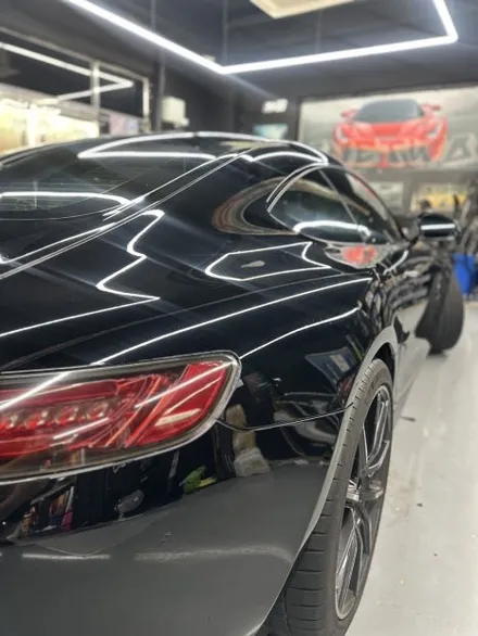 [안산 랩핑] 벤츠 AMG GT 쿠페 LB필름 고광택 블랙 전체랩핑 / 안산시 상록구 일동