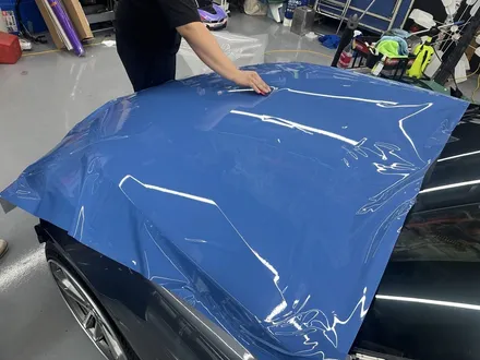 [안산 랩핑]BMW 430i 컨버터블 M 순정 컬러 전체 랩핑 스틱스 아부다비 블루 / 안산시 상록구 일동