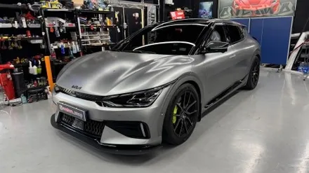 [안산랩핑] 자동차 데칼 원투 기아 EV6-GT 커스텀 디자인 / 경기 안산