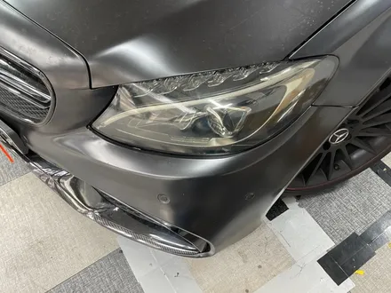 [안산랩핑] 벤츠 C63 AMG 앞범퍼 랩핑 시공 ! / 안산시 상록구 일동