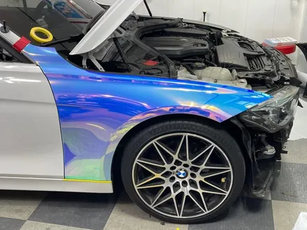 [안산 랩핑] BMW 3시리즈 미스틱크롬 블루 / 안산시 상록구 일동