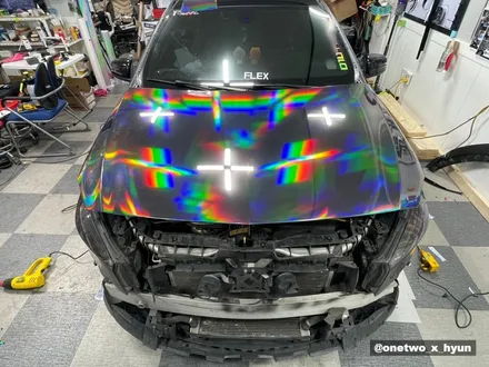 [안산 랩핑] 벤츠 A45 AMG 블랙 홀로그램 크롬 전체랩핑! / 안산시 상록구 일동