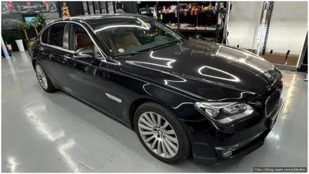 [안산랩핑] BMW 7시리즈 LB필름 트와이스 바이올렛 초고광택 전체랩핑 원투랩 / 경기 안산