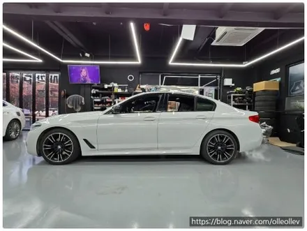 [안산랩핑] BMW 530i BB필름 고광택 볼케닉 그레이 자동차랩핑 잘하는 곳 / 경기 안산