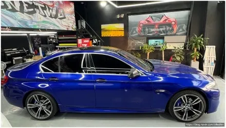 [안산랩핑] BMW 550i LB필름 포르쉐 그레이 전체 인스톨 랩핑제거 원투랩 / 경기 안산