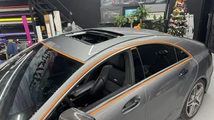 크롬 죽이기 딜리트 메르세데스 벤츠 CLS 63 AMG W218 그릴 루프스킨 잘하는 곳 / 경기 안산
