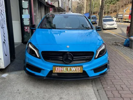 [안산랩핑] 벤츠 A45 AMG 라이트블루 전체랩핑 시공 ! / 안산시 상록구 일동